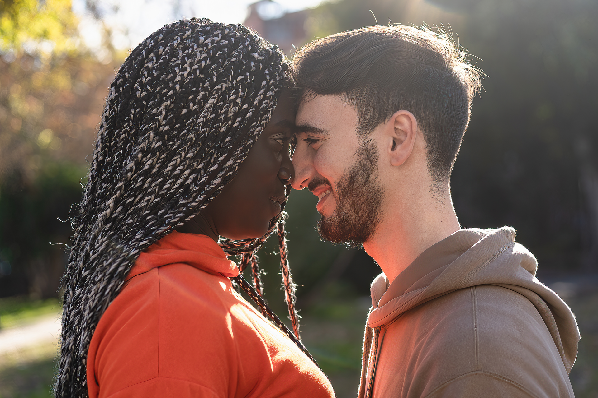 Happy couple after becoming a common-law partner