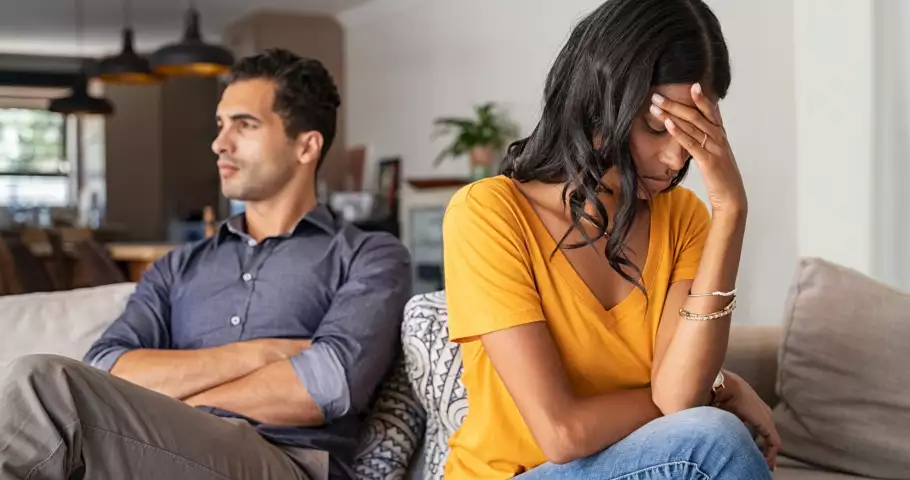 Pareja en proceso de extinción de pareja estable