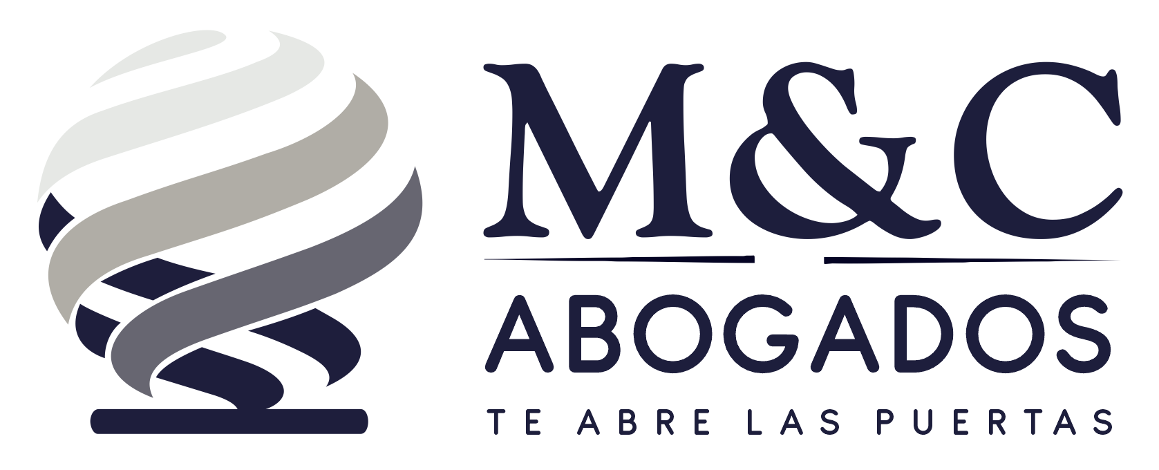 Logotipo de Martínez & Caballero Abogados version horizontal color
